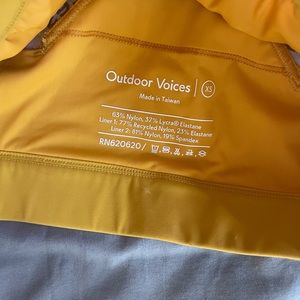 Outdoor Voices sports bra with pocket